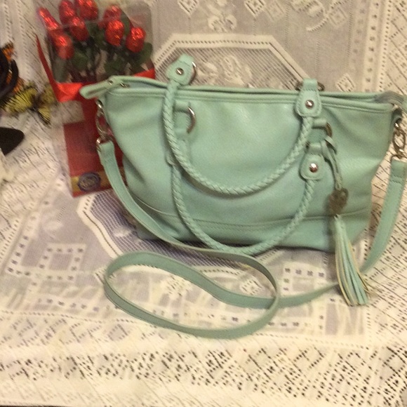 Bueno Pale green handbag Crossbody bag. - Picture 3 of 5